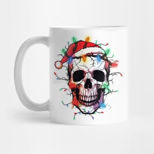 Christmas Celebration with a Skull Twist Mug